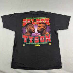 Mike Tyson Vs Seldon Boxing Vintage 1996 XL MGM T shirt Vintage single stitch